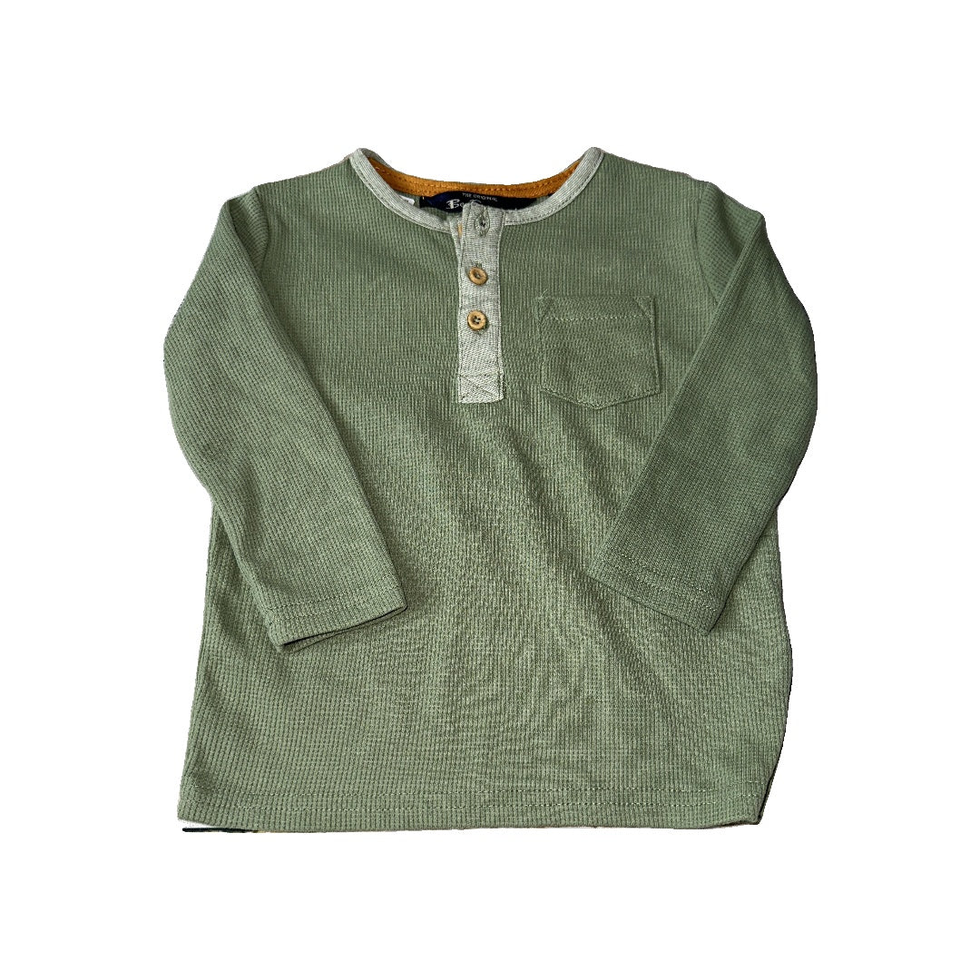 Ben Sherman Boys green Long Sleeve Shirt Size: 18 months green