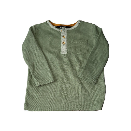 Ben Sherman Boys green Long Sleeve Shirt Size: 18 months green
