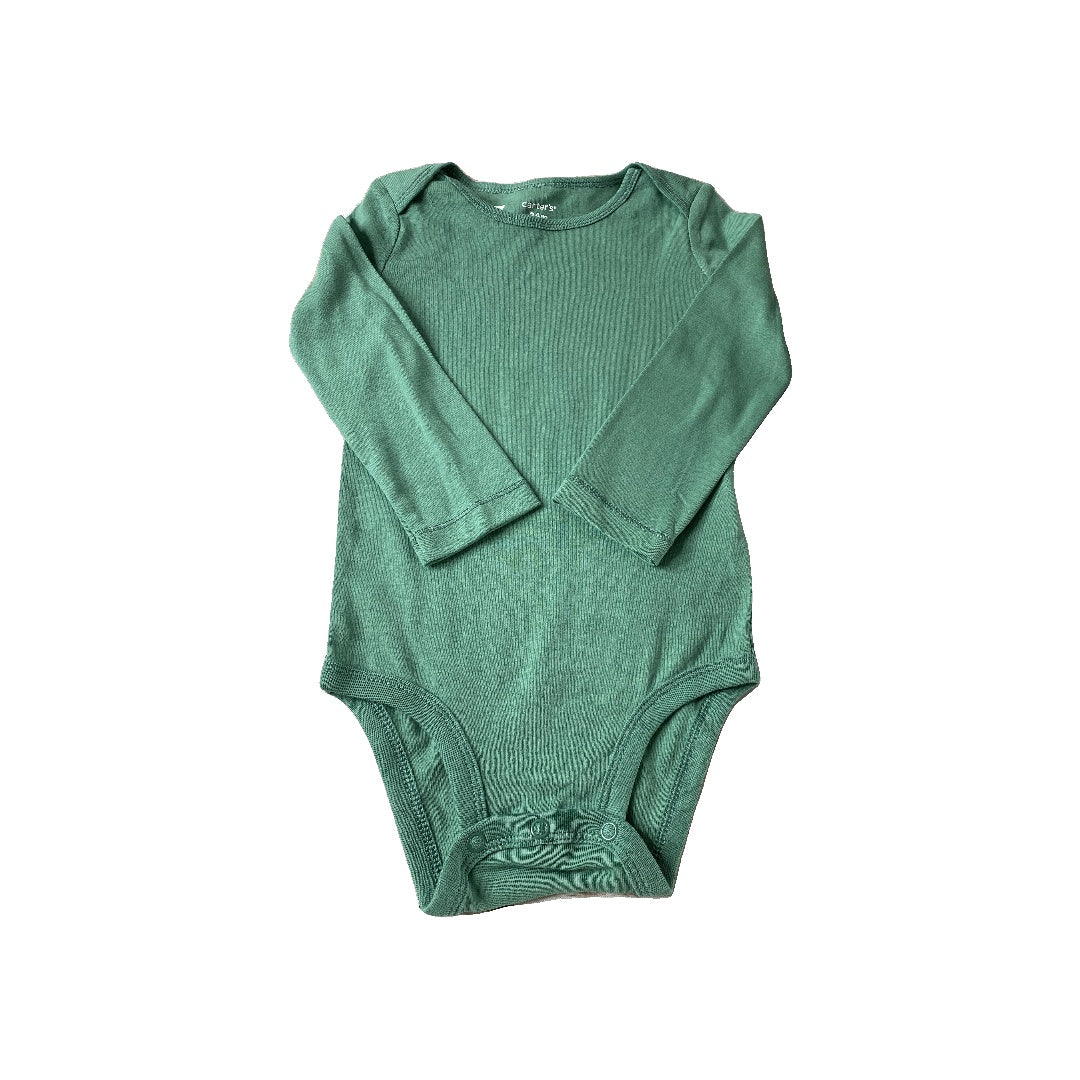 Carters Unisex green Onesie Size: 24 green