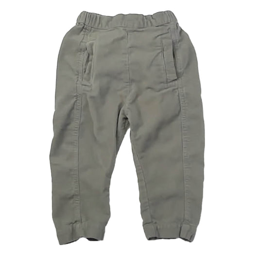 Pehr Boys Green Corduroy Pants Size: 18-24 Months Green