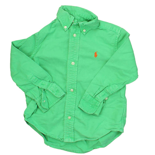 Ralph Lauren Boys Green Long Sleeve Outfit Size: 3T