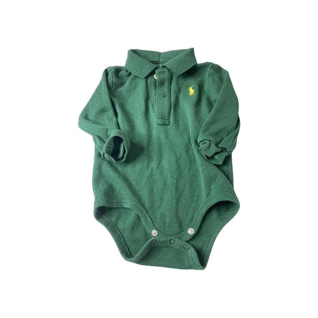 Ralph Lauren Boys green Onesie Size: 9 months green