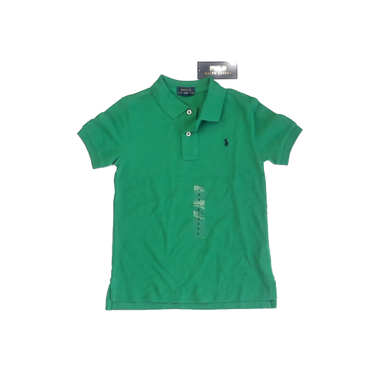 Ralph Lauren Boys Green Polo Shirt Size: 5T Green