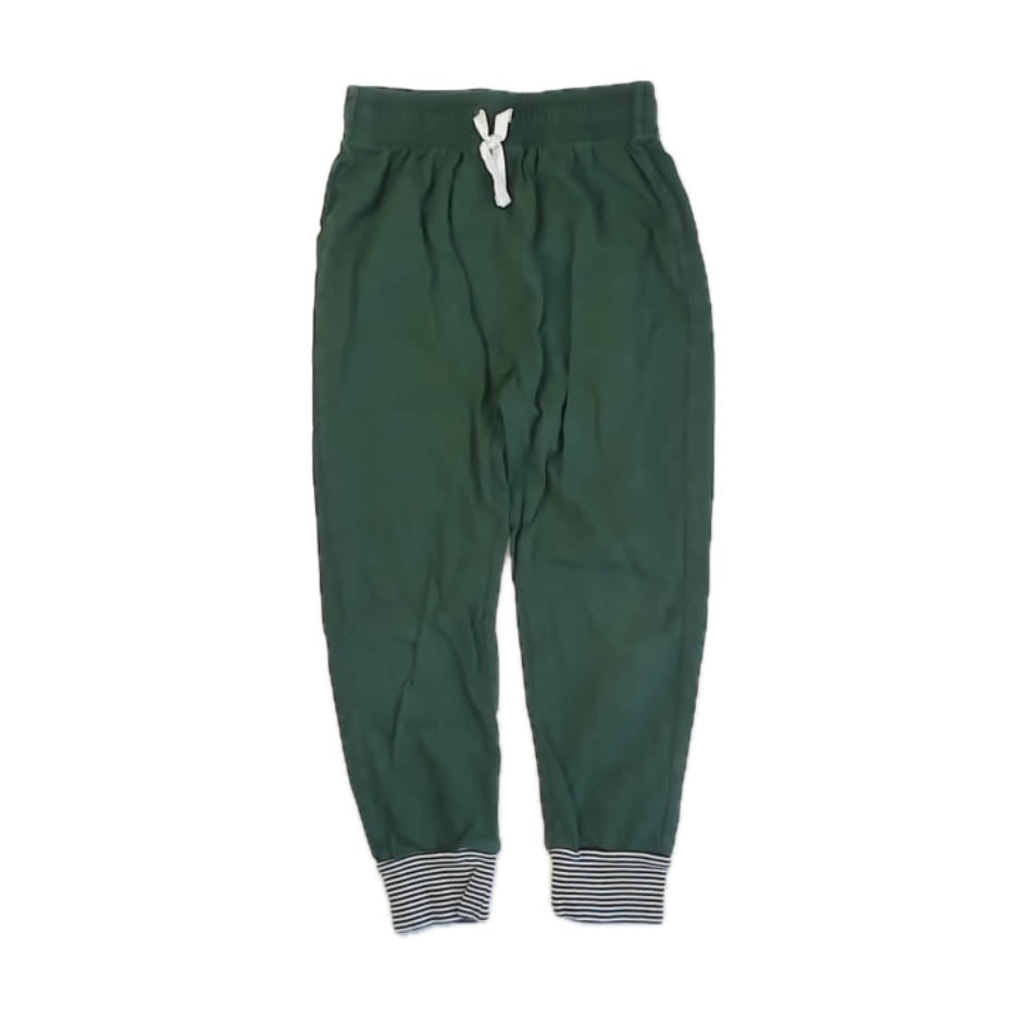 Tea Collection Boys Green Casual Pants Size: 7 Years Green