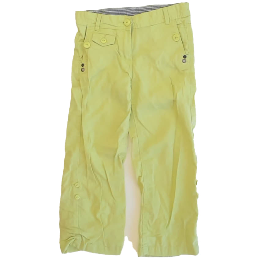 Okaidi Girls Green Pants Size: 6 Years Green
