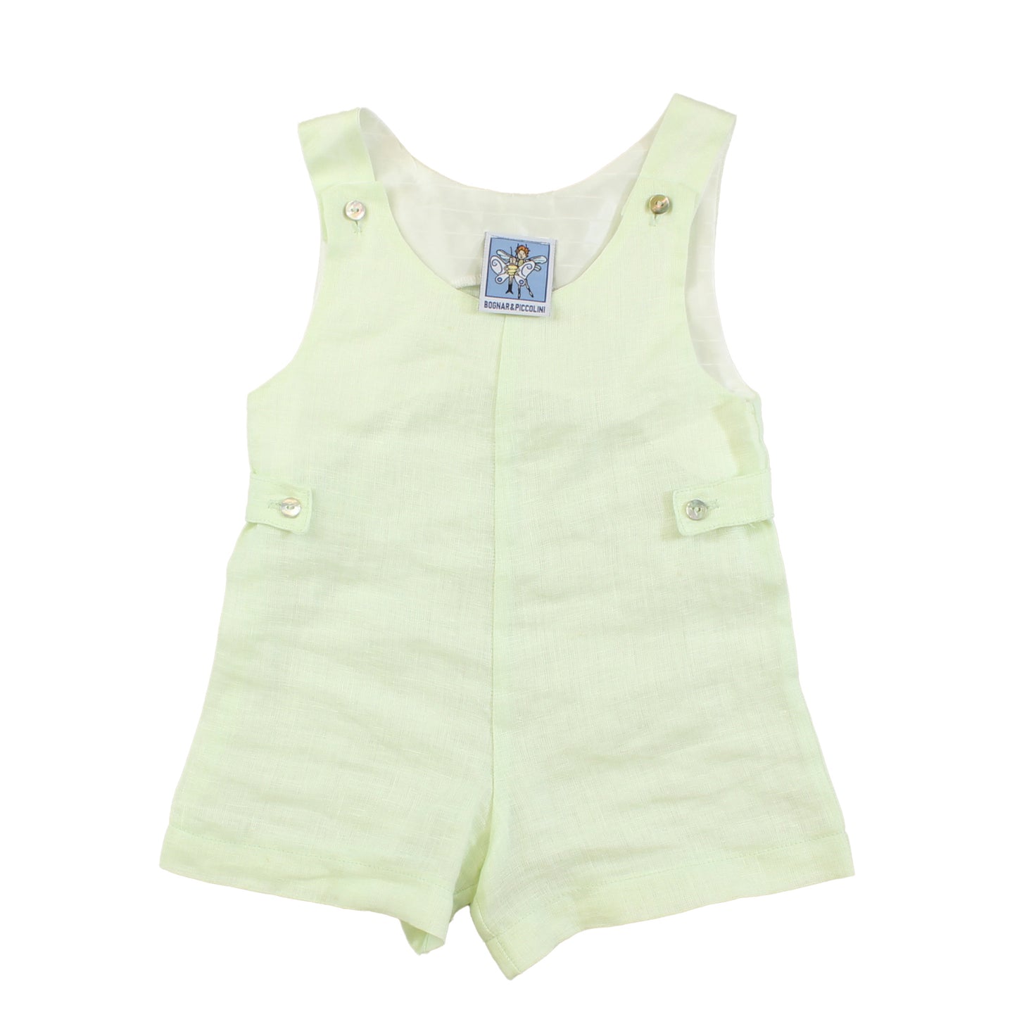 Bognar & Piccolini Boys Green Romper Size: 9 Months Green