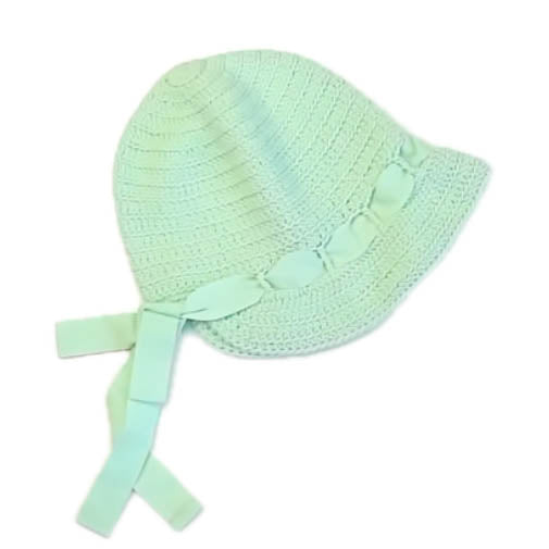 Misha &Puff Girls Green Winter Hat Size: 4-6 Years Green