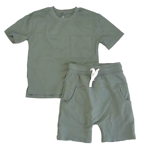 Little Star Boys Green Apparel Sets Size: 6 Years Green