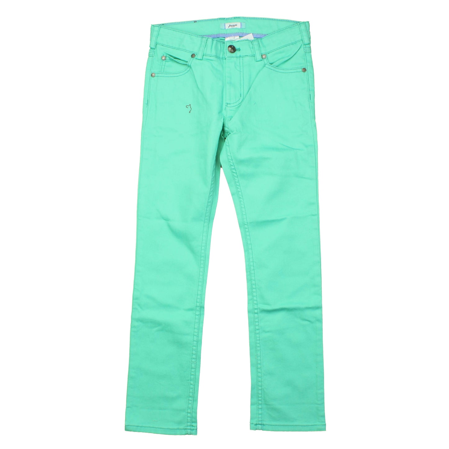 Jacadi Girls Green Jeans Size: 6Y | 10Y Green