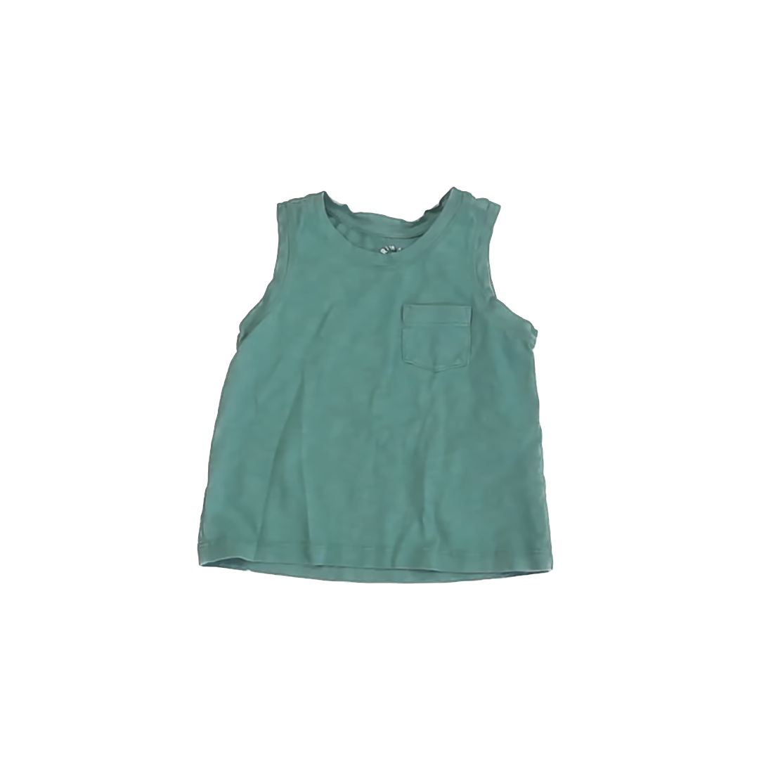 Primary Boys Green Tank Top Size: 2T Green