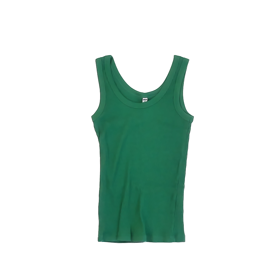 Uniqlo Girls Green Tank Top Size: xs Green