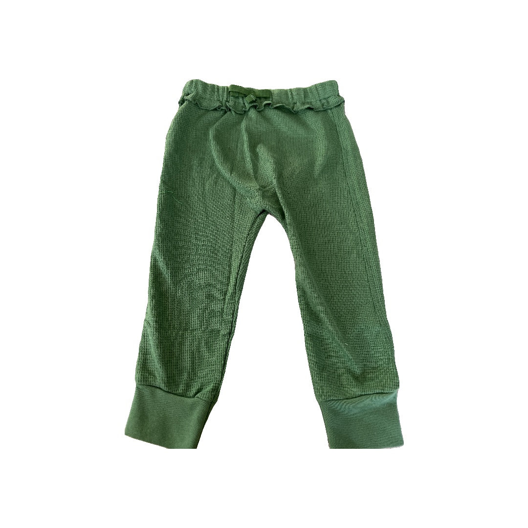 Oliver & Rain Girls green Pants Size: 24 months green