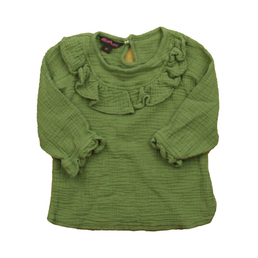 Delia's Girl Girls Green Blouse Size: 2T Green