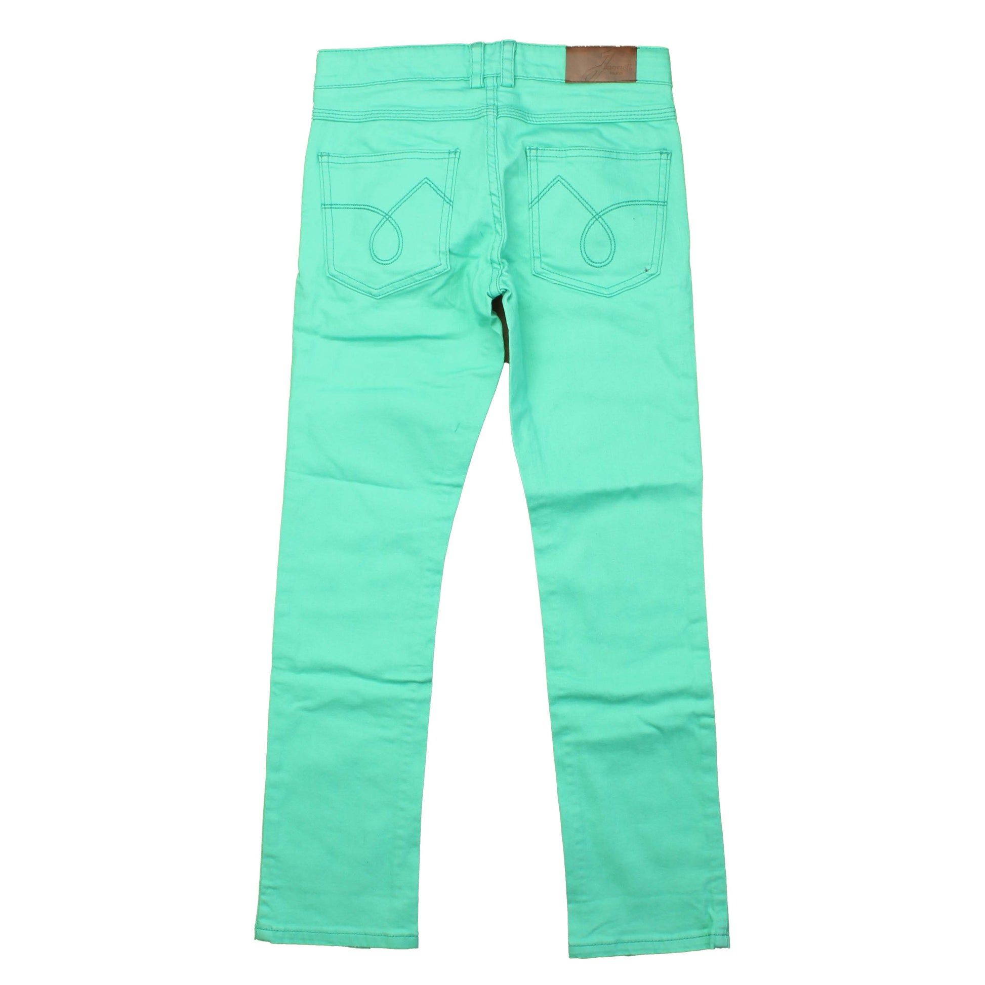 Jacadi Girls Green Jeans Size: 6Y | 10Y Green