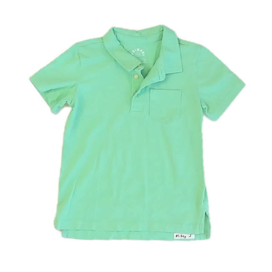 Primary.com Boys Green Polo Shirt Size: 4-5T Green
