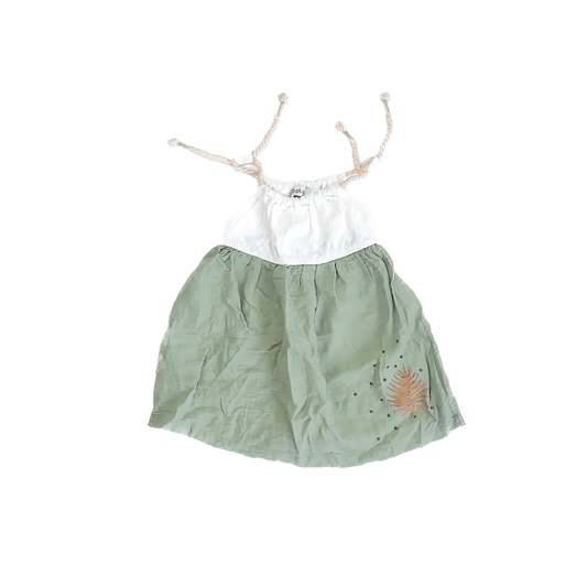 Chippolini Girls Green Dress Size: 18-24 Months Green