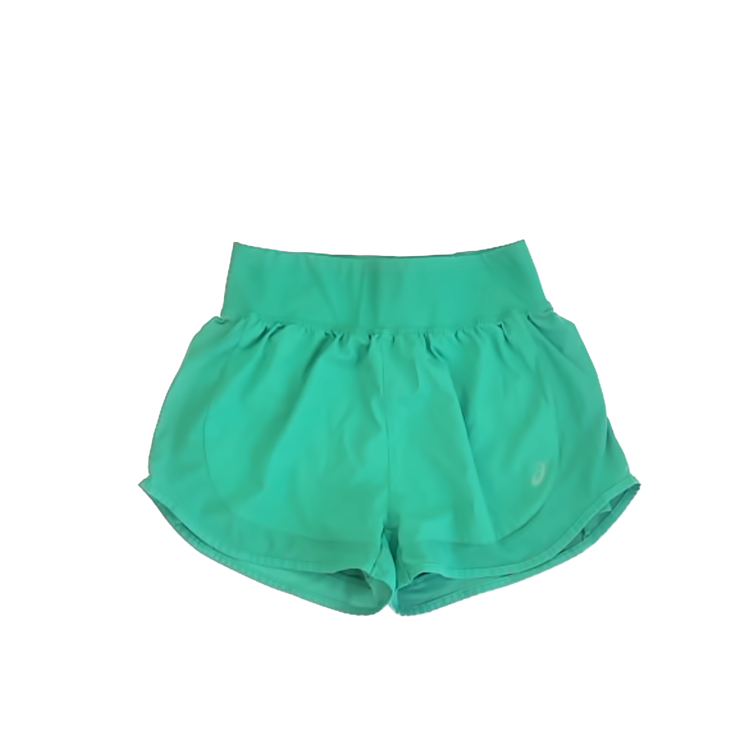 Asics Girls Green Cargo Shorts Size: XS Green
