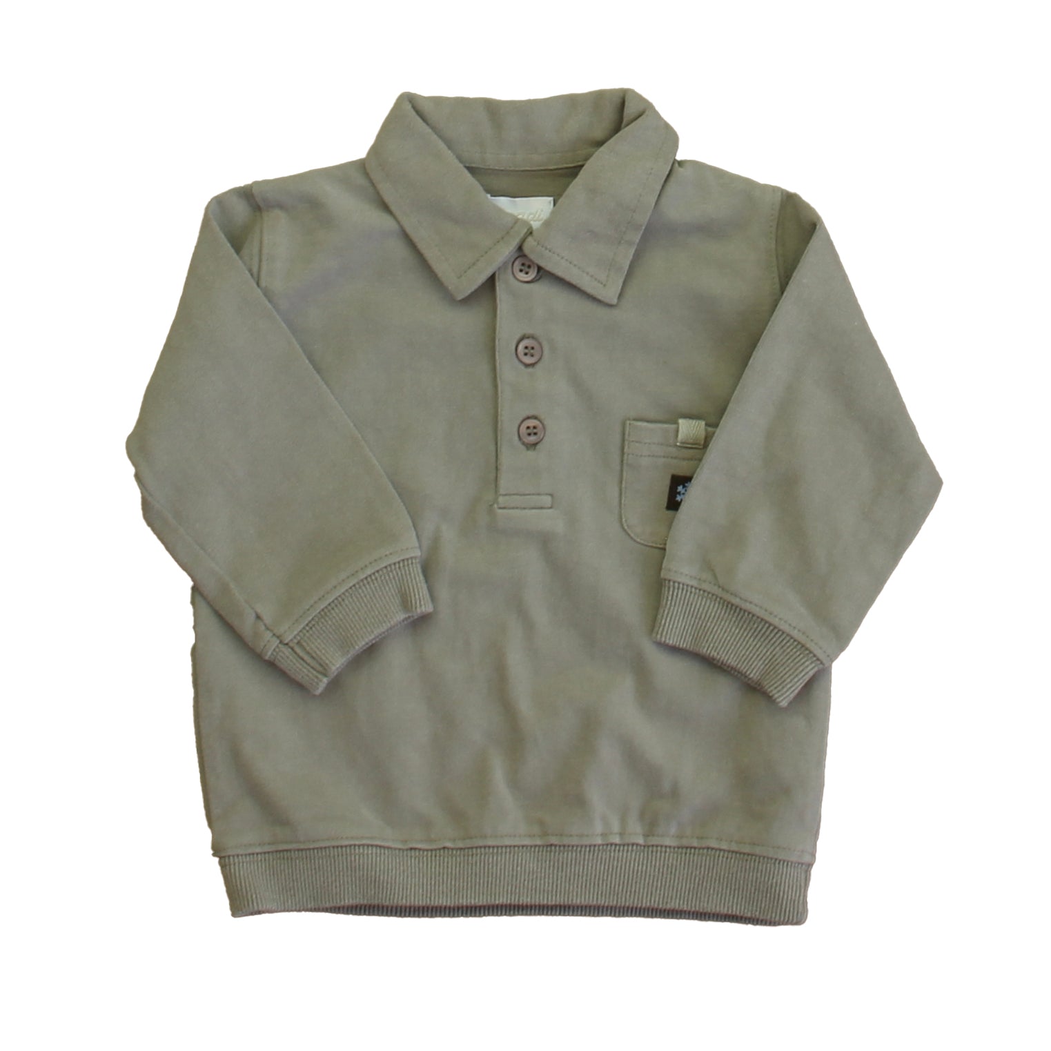 Jacadi Boys Green Rugby Shirt Size: 6 Months Green