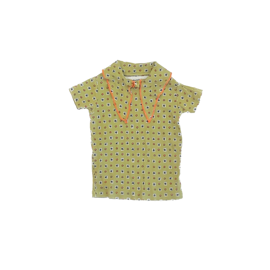 Misha & Puff Girls Green Polo Shirt Size: 6 Years Green