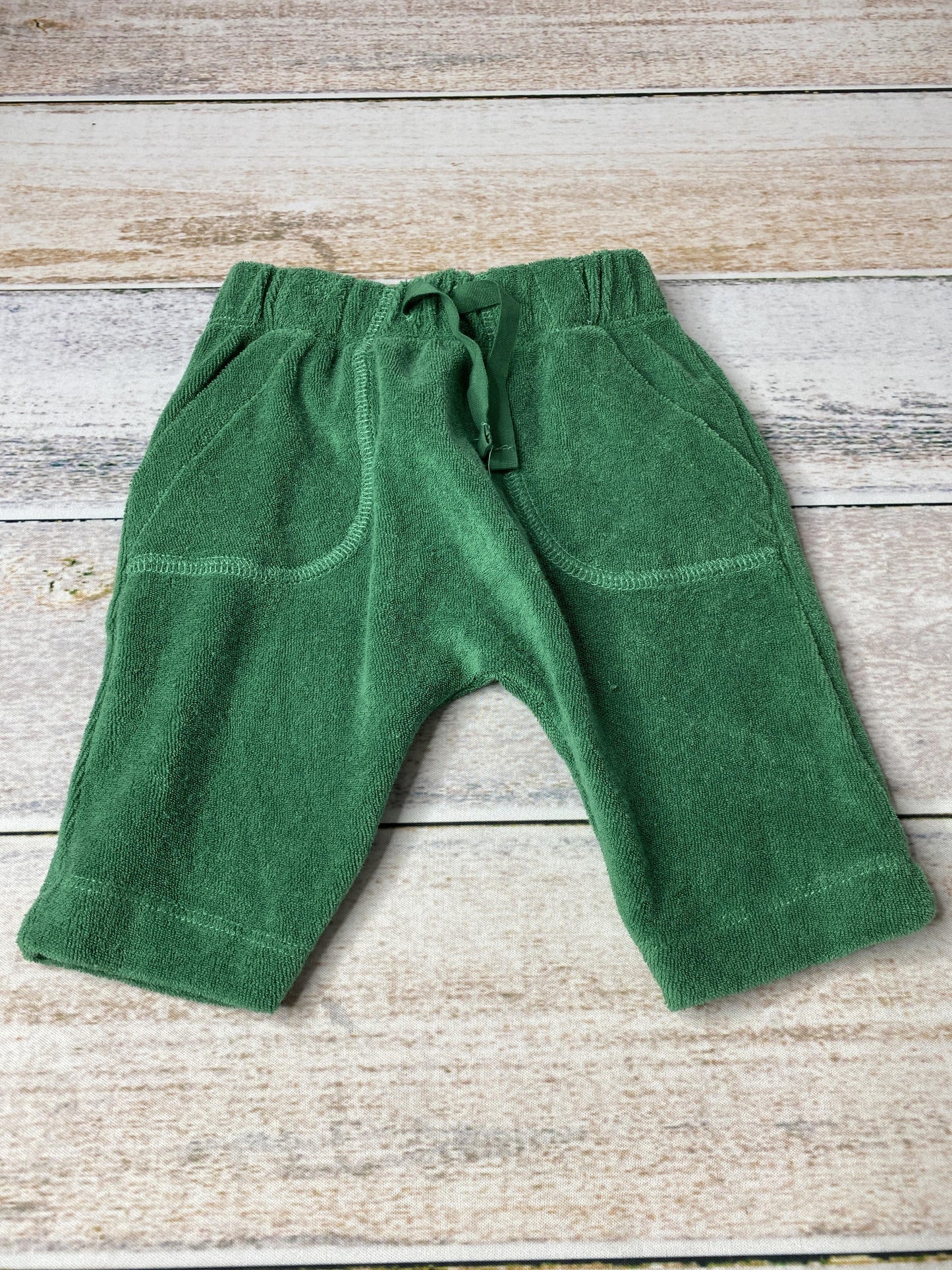 Oliver & Rain Unisex green Pants Size: 3 months green