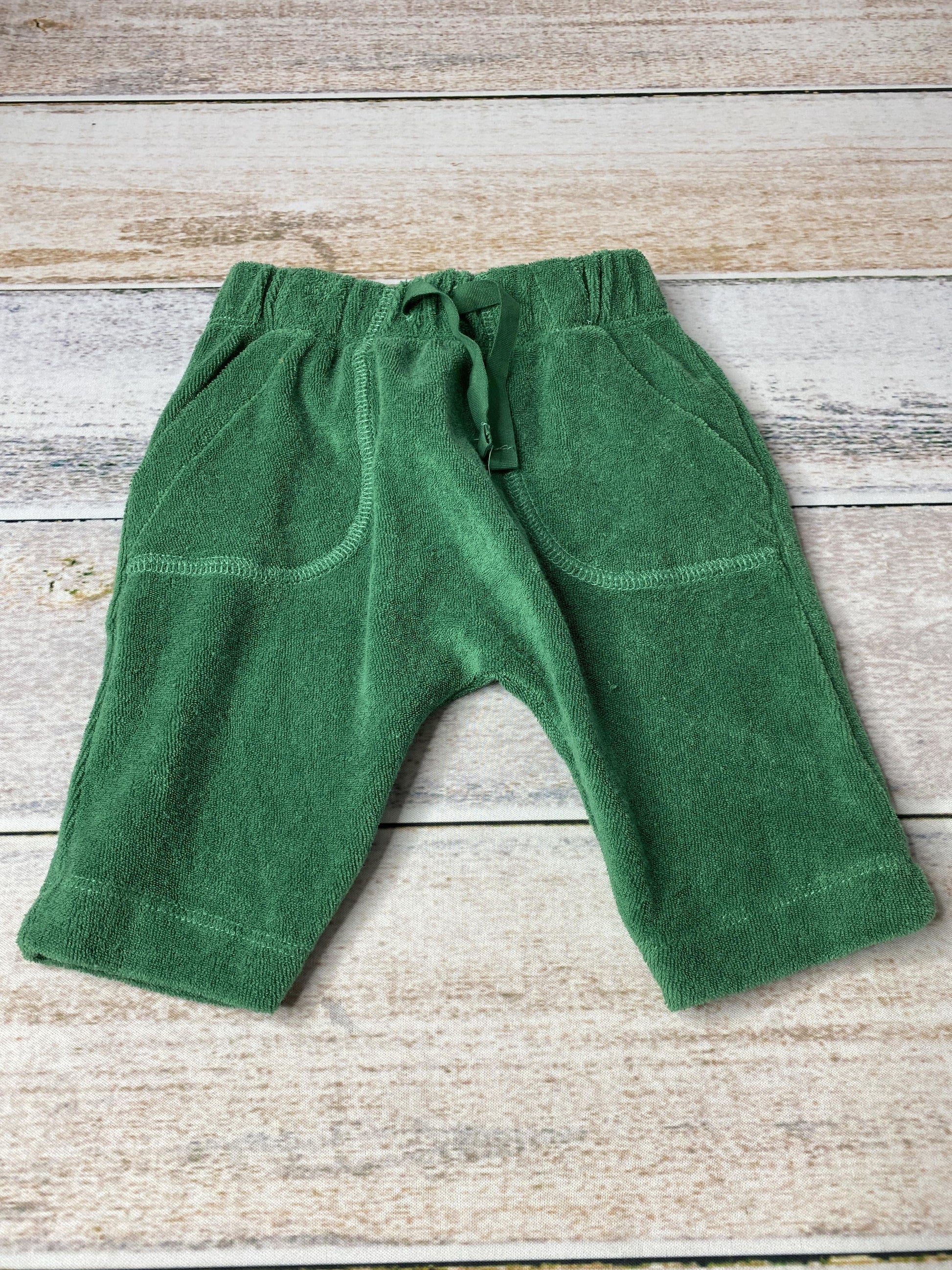 Oliver & Rain Unisex green Pants Size: 3 months green
