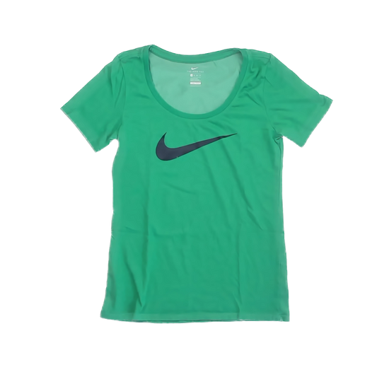 Nike Girls Green Athletic Top Size: Adult XS Green