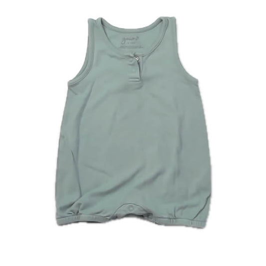Goumi Boys Green Romper Size: 6-12 Months Green