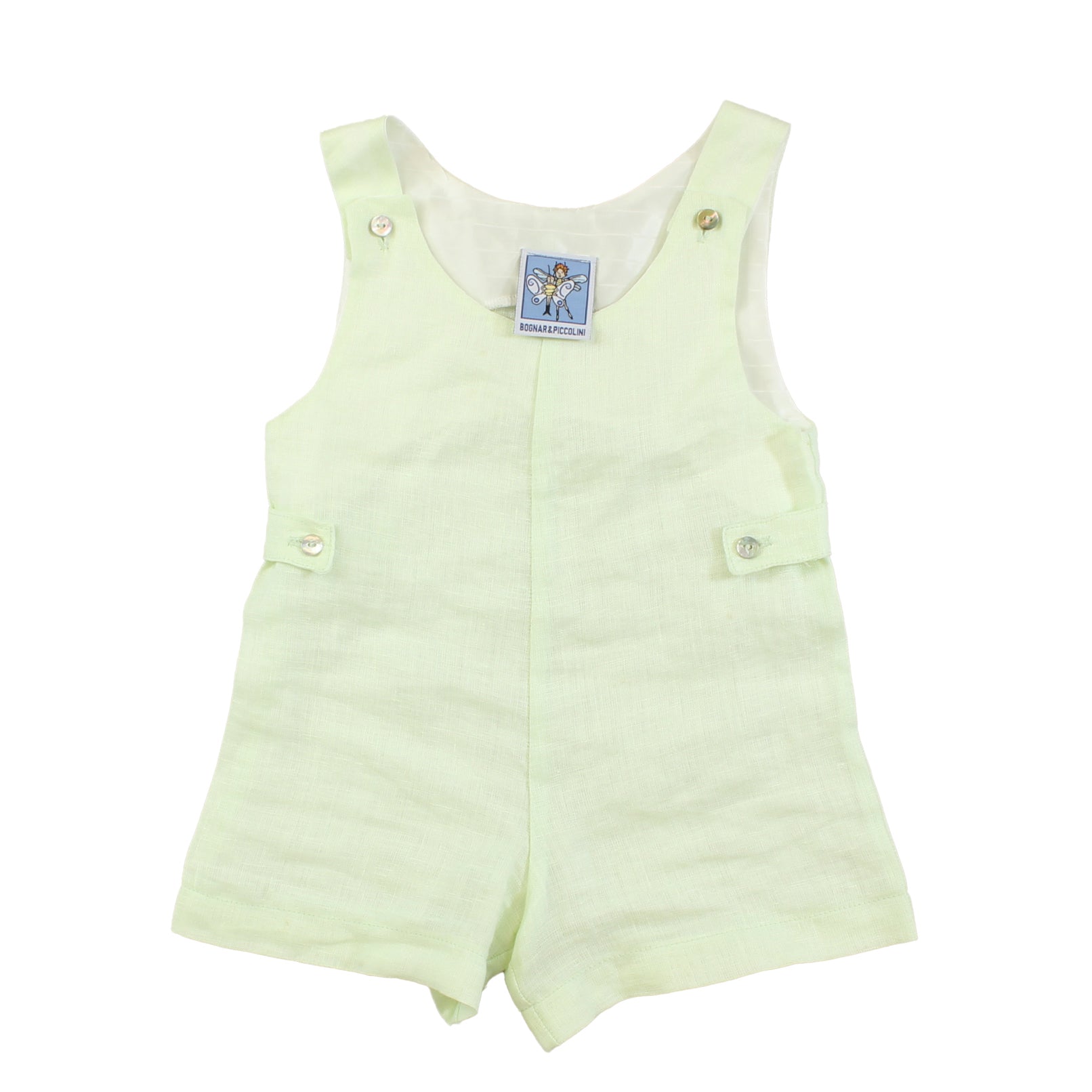 Bognar & Piccolini Boys Green Romper Size: 9 Months Green