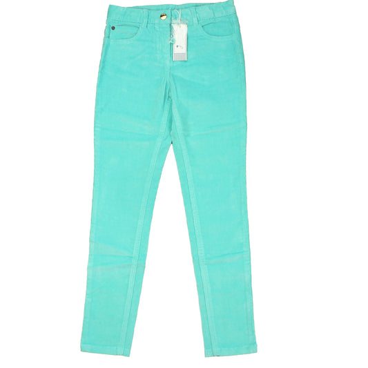 Jacadi Girls Green Corduroy Pants Size: 6Y | 8Y Green