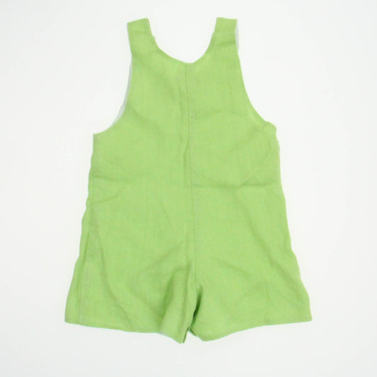 Jack & Teddy Boys Green Romper Size: 18 Months Green