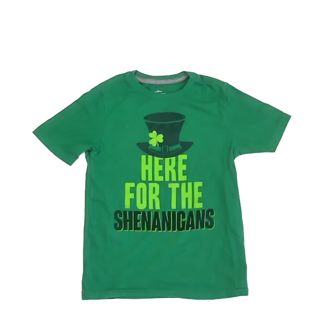 Celebrate Boys Green T-Shirt Size: 6 Years Green