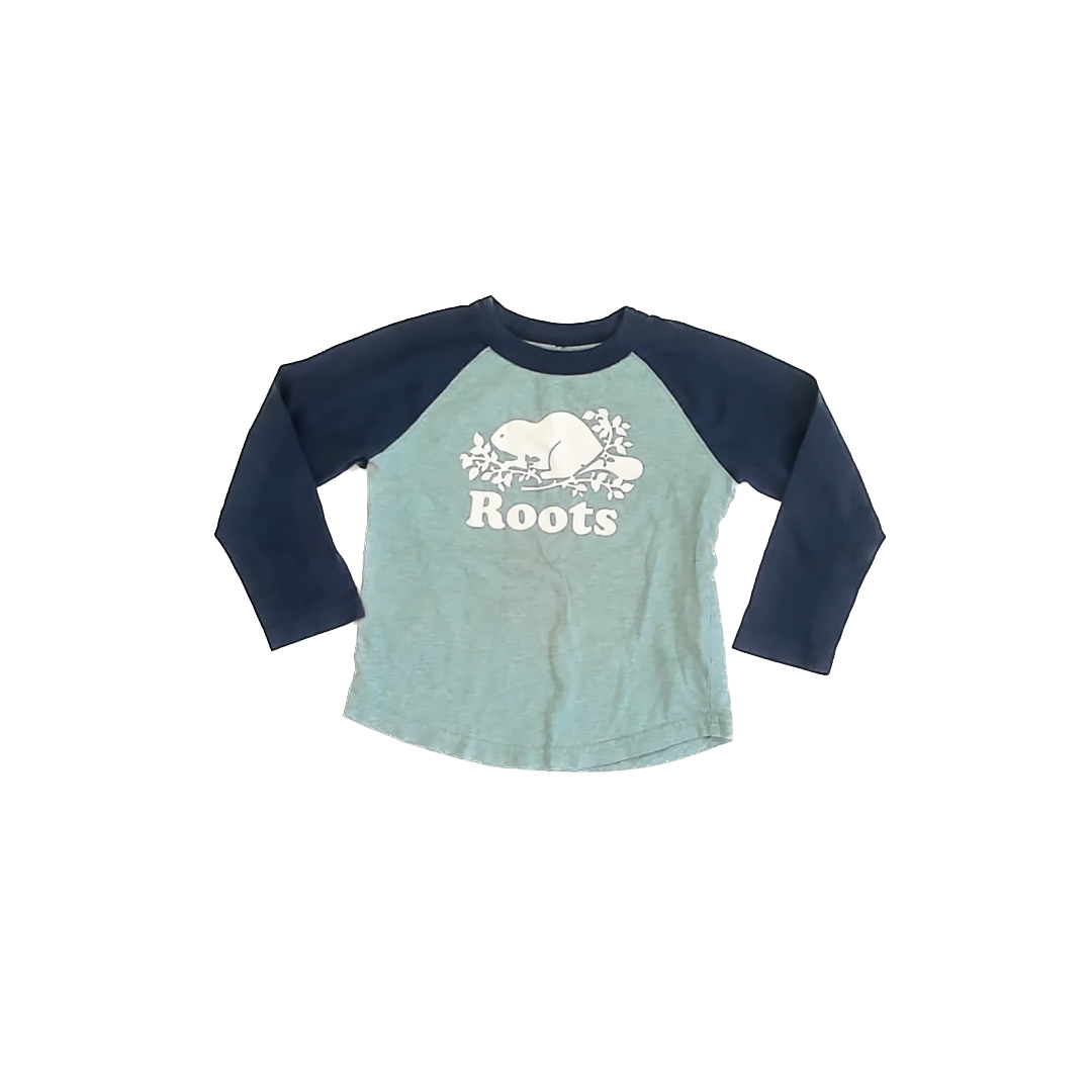 Roots Boys Green Long Sleeve T-Shirt Size: 3T Green