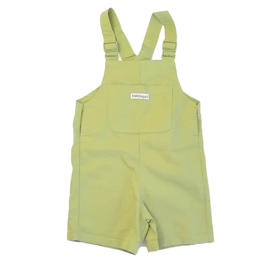 Little Pepco Boys Green Overall Shorts Size: 3T Green
