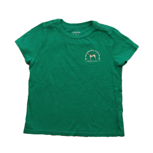 Crown & Ivy Boys Green T-Shirt Size: 4T