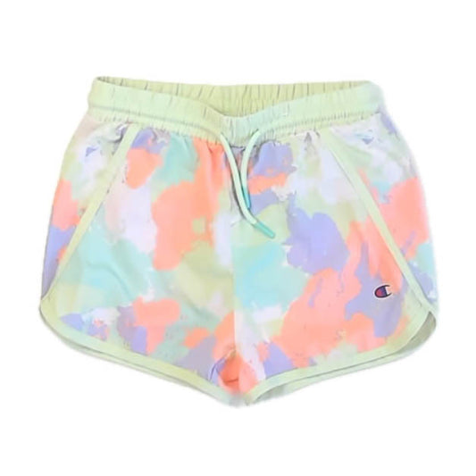 Champion Girls Green Athletic Shorts Size: 5-6 Years Green