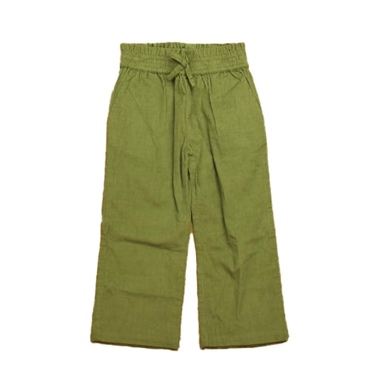 City Mouse Girls Green Corduroy Pants Size: 4T