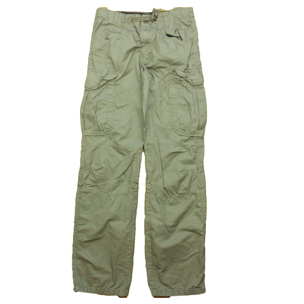 Okaidi Boys Green Cargo Pants Size: 12 Years