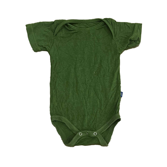 Kickee Pants Boys Green Onesie Size: 0-3 Months Green
