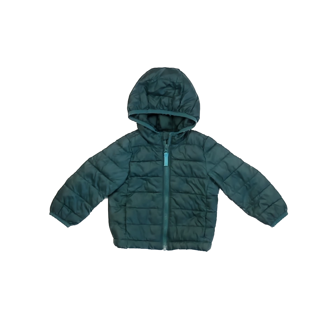 Primary Girls Green Winter Coat Size: 12-18 Months Green