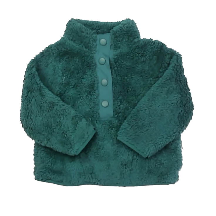 Wonder Nation Unisex Green Fleece Size: 18 Months Green