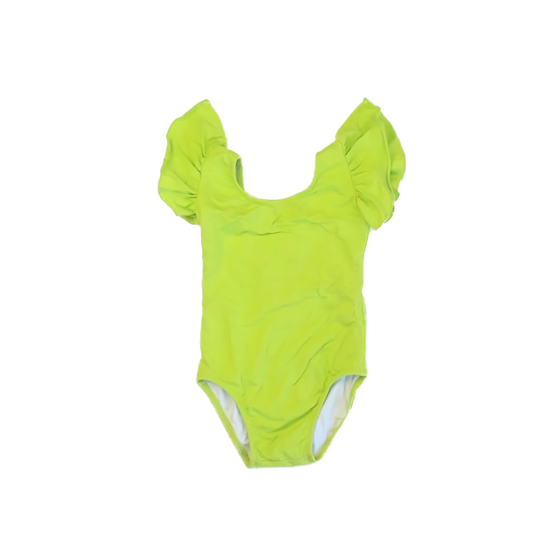 Unknown Girls Green Leotard Size: 7-8 Years Green