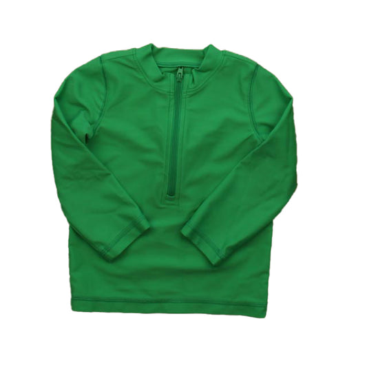 Primary.com Boys Green Rashguard Size: 12-18 Months Green