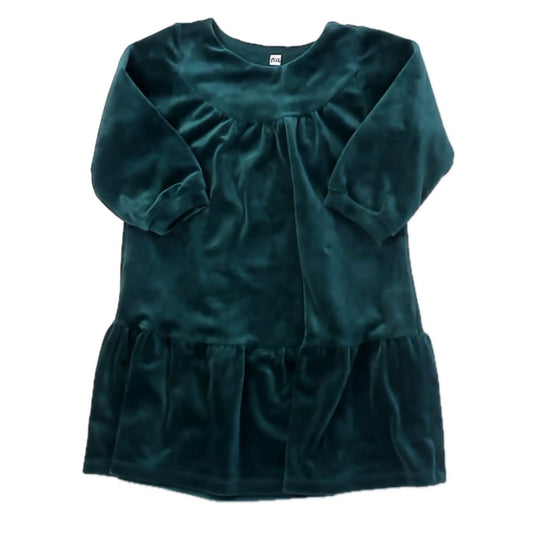 Tea Collection Girls Green Dress Size: 5T Green
