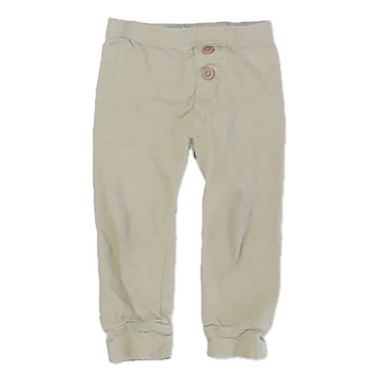 Quincy Mae Boys Green Leggings Size: 18-24 Months Green