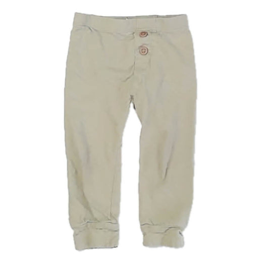 Quincy Mae Boys Green Leggings Size: 18-24 Months Green