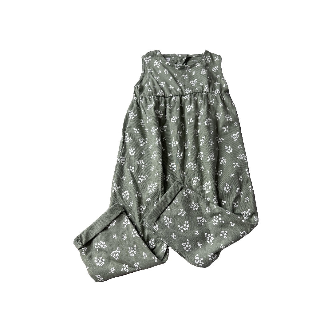 Carters Girls green Romper Size: 9 months green