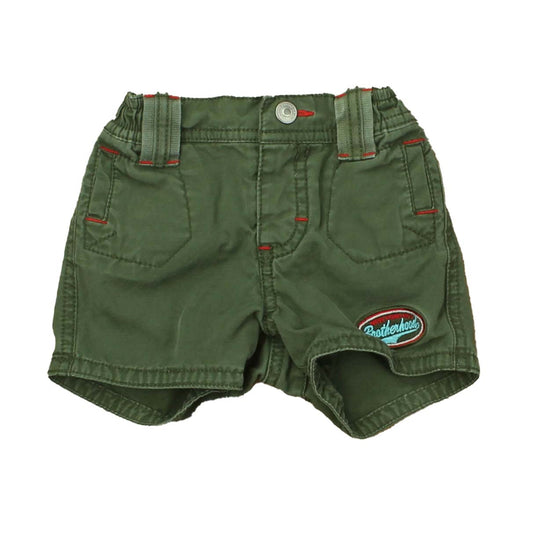 Benetton Boys Green Shorts Size: 6 Months Green