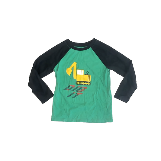 Old Navy Boys Green Long Sleeve T-Shirt Size: 5T Green