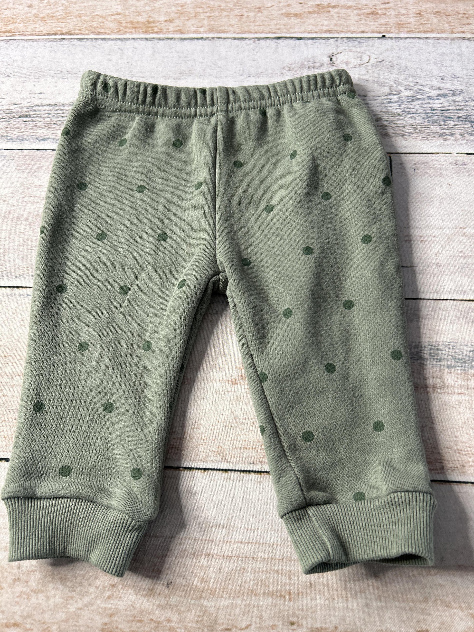 7 For All Mankind Girls green Athletic Pants Size: 6-9 months green