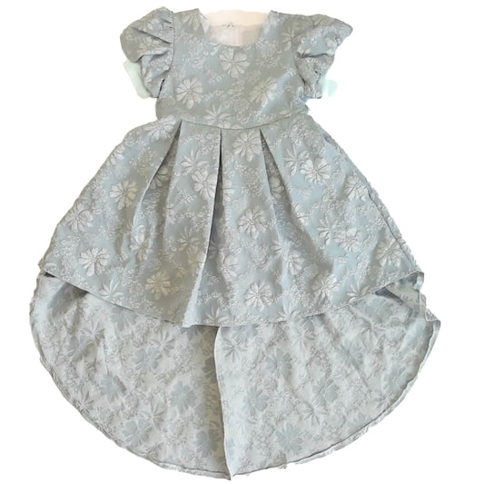 Unknown Brand Girls Green Dress Size: 5T Green